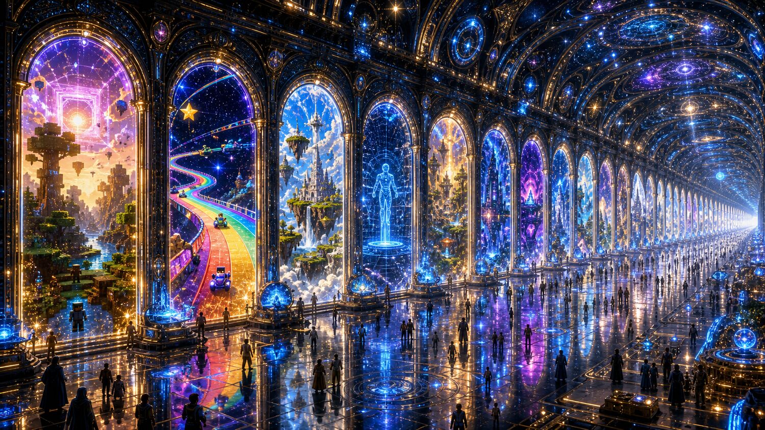 A cosmic city of the future economy