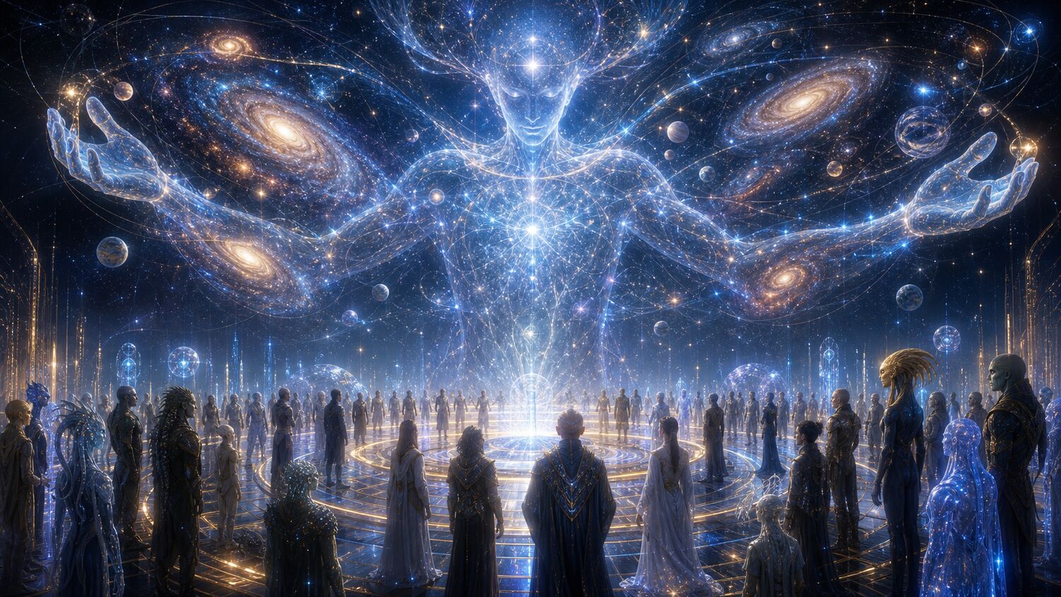 A gathering beneath a cosmic White Noise field