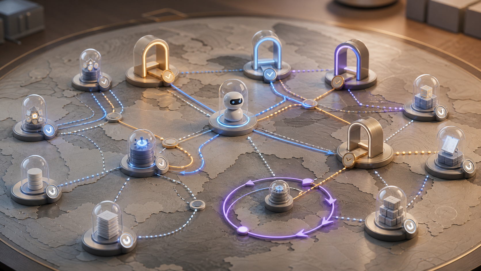 Agent Toolchain Custody Map reference image for WN Encyclopedia