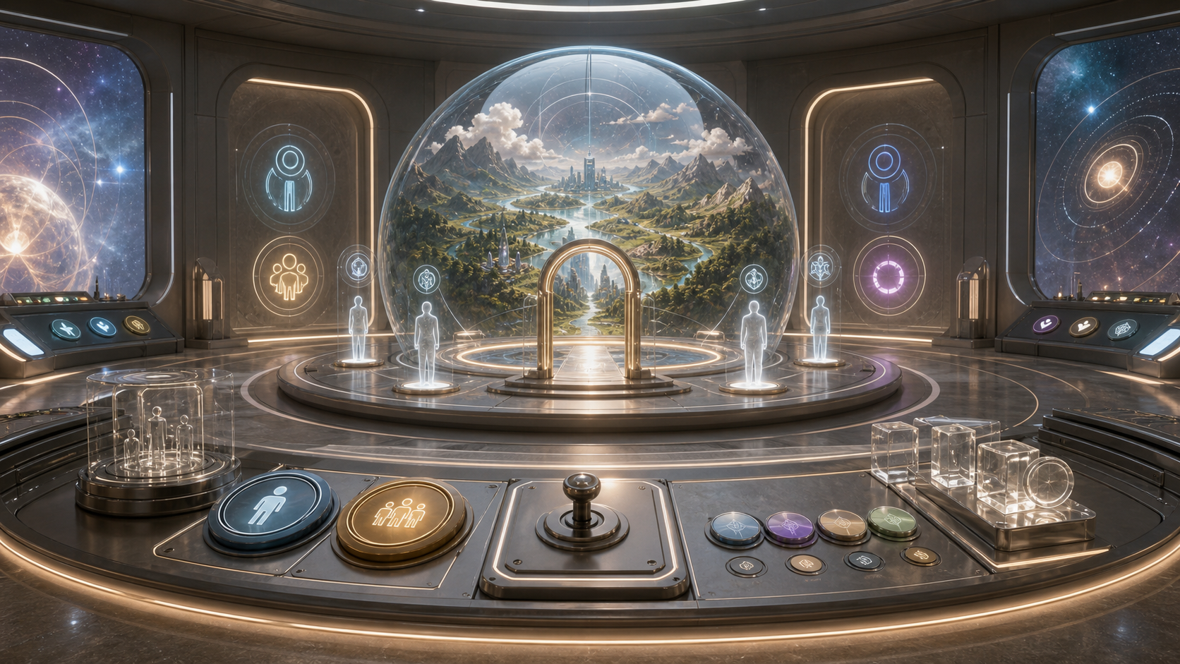 Engineered Verse Escape Hatch Protocol reference image showing an exit-door protocol for engineered-verse and model-world concepts