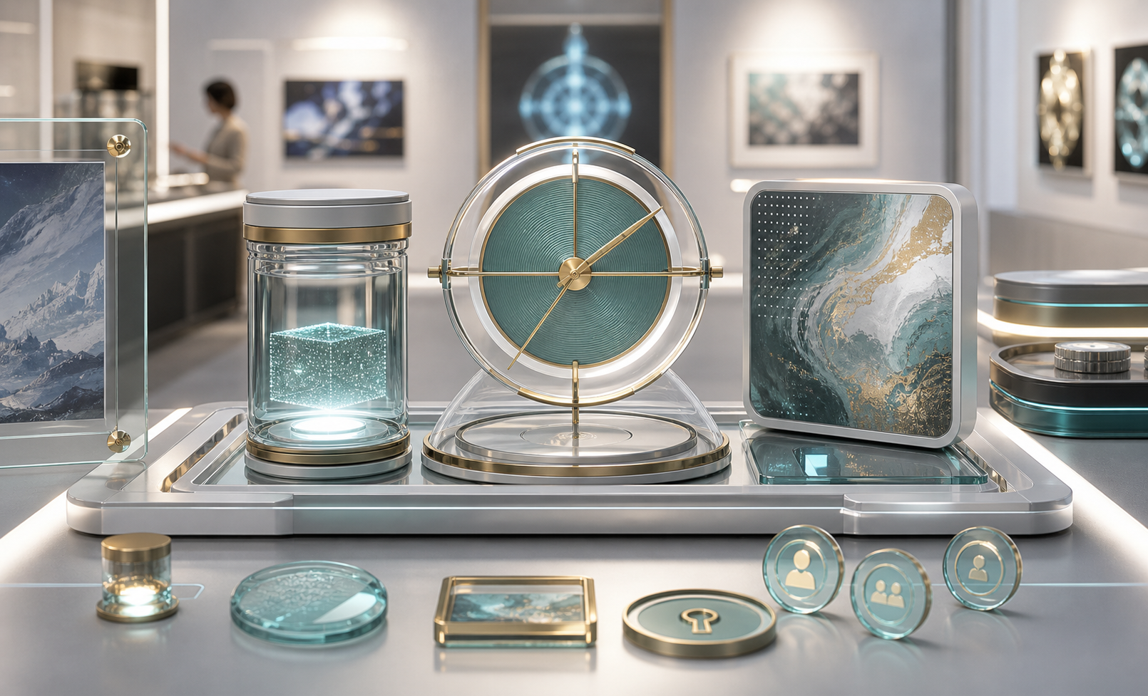 Exchange Provenance Renewal Clock reference plate for WN Encyclopedia