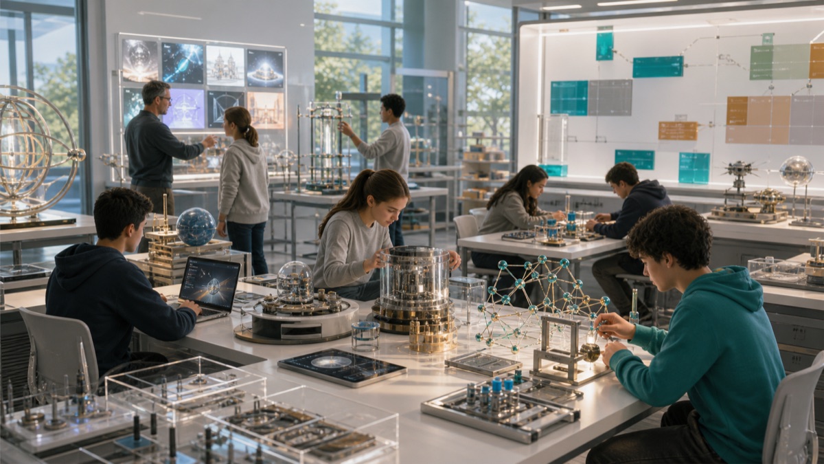 Non-Accredited Frontier School Lab reference image showing a school-lab pattern that keeps present Academy learning distinct from future WN University authorization work