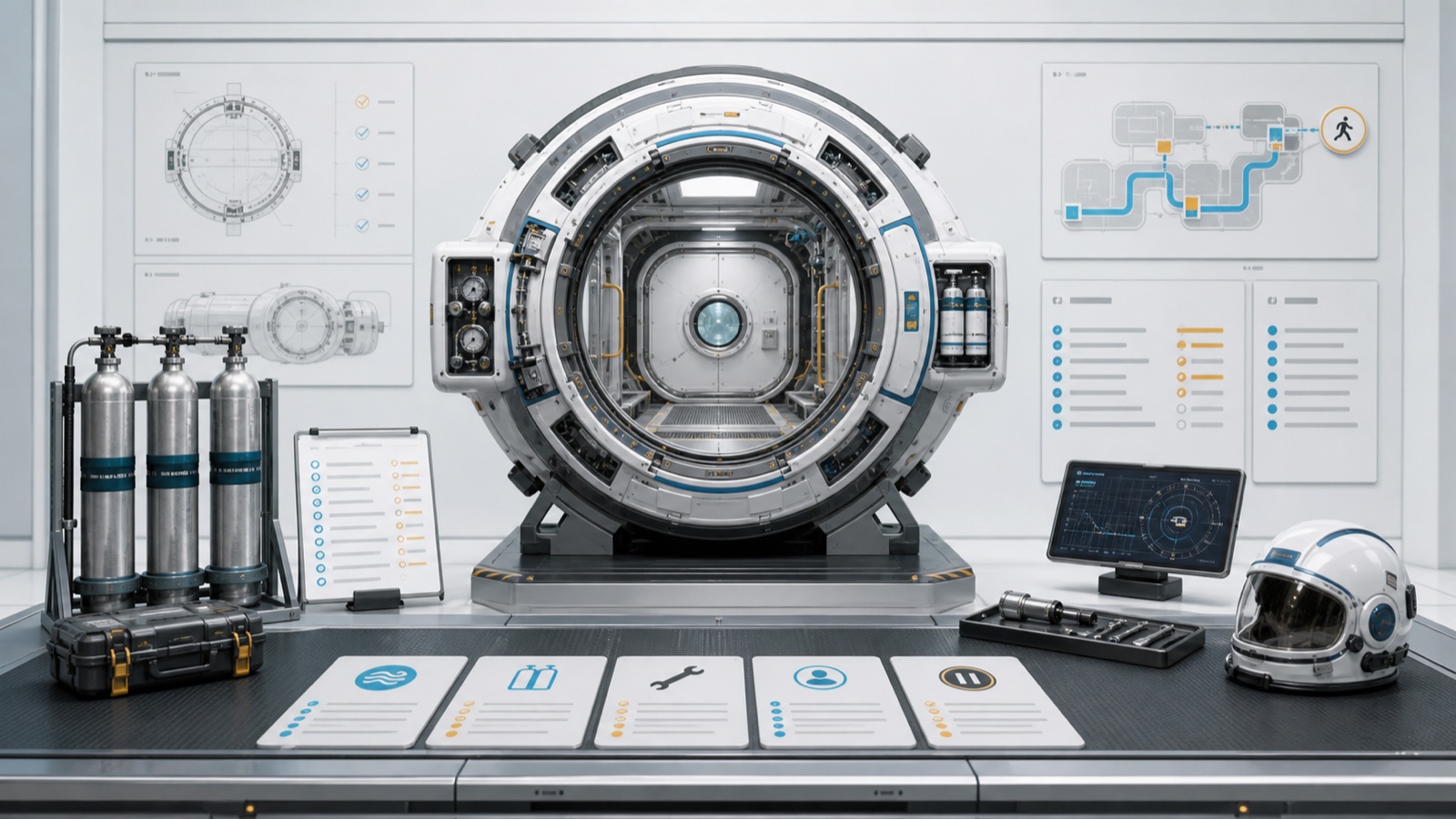 OSTSS Airlock Checklist reference image for WN Encyclopedia