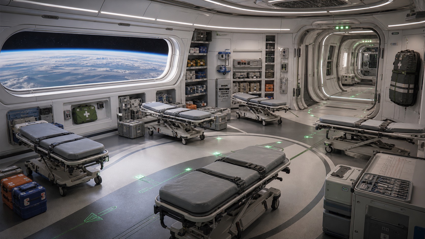 Rotating Habitat Sickbay Drill reference image for WN Encyclopedia