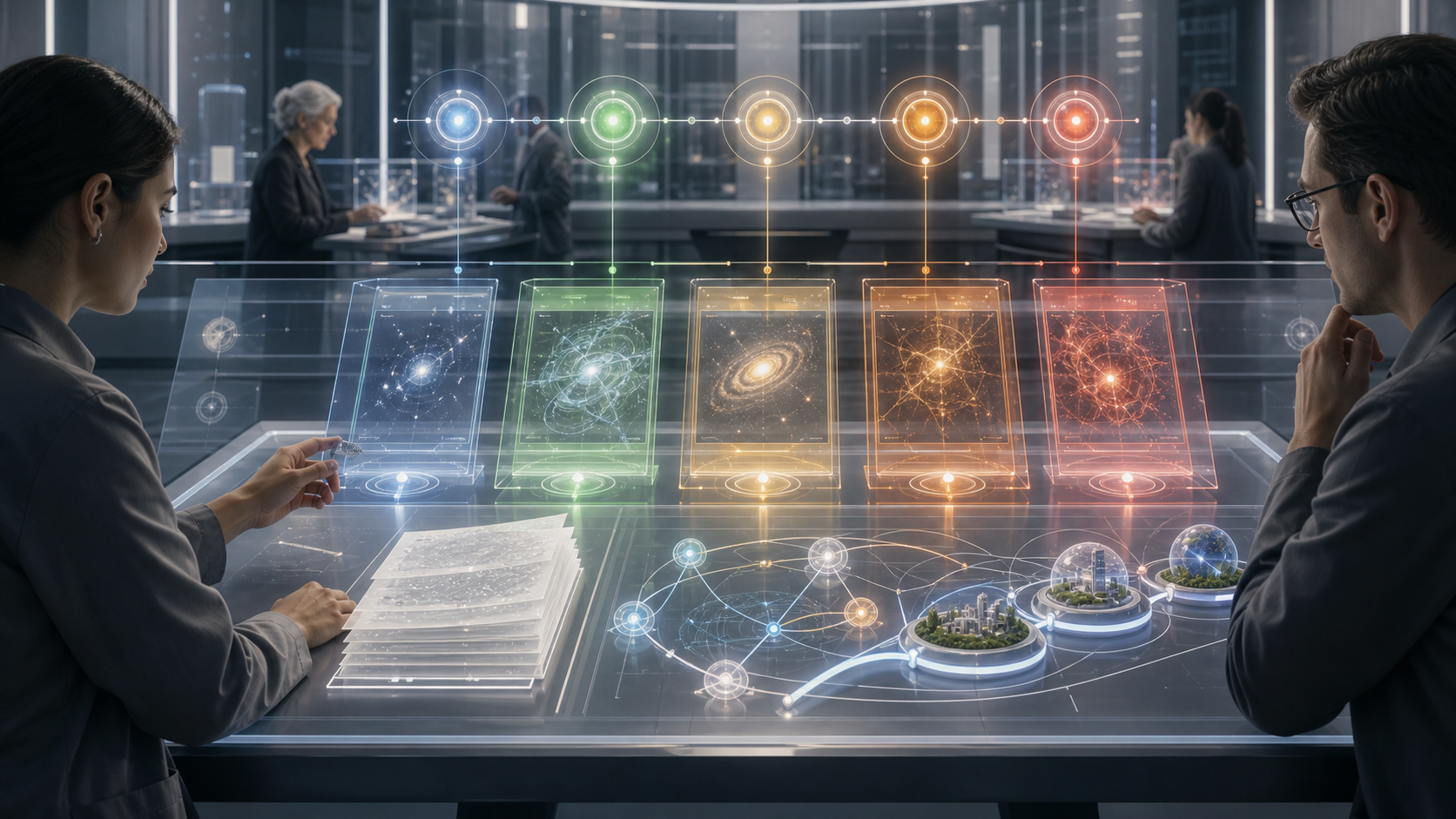 Source-World Claim Status Light reference image showing a visible status marker that separates source-world concepts from current services, roadmaps, and research questions