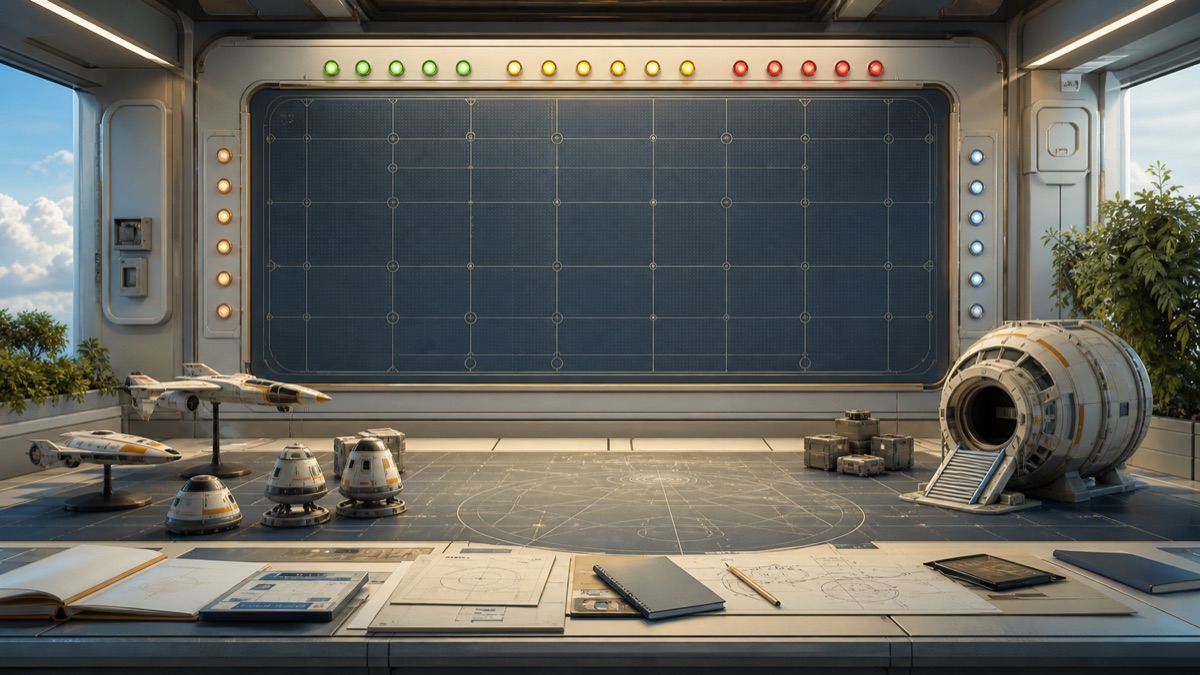 Spaceship Route Status Board reference image for WN Encyclopedia