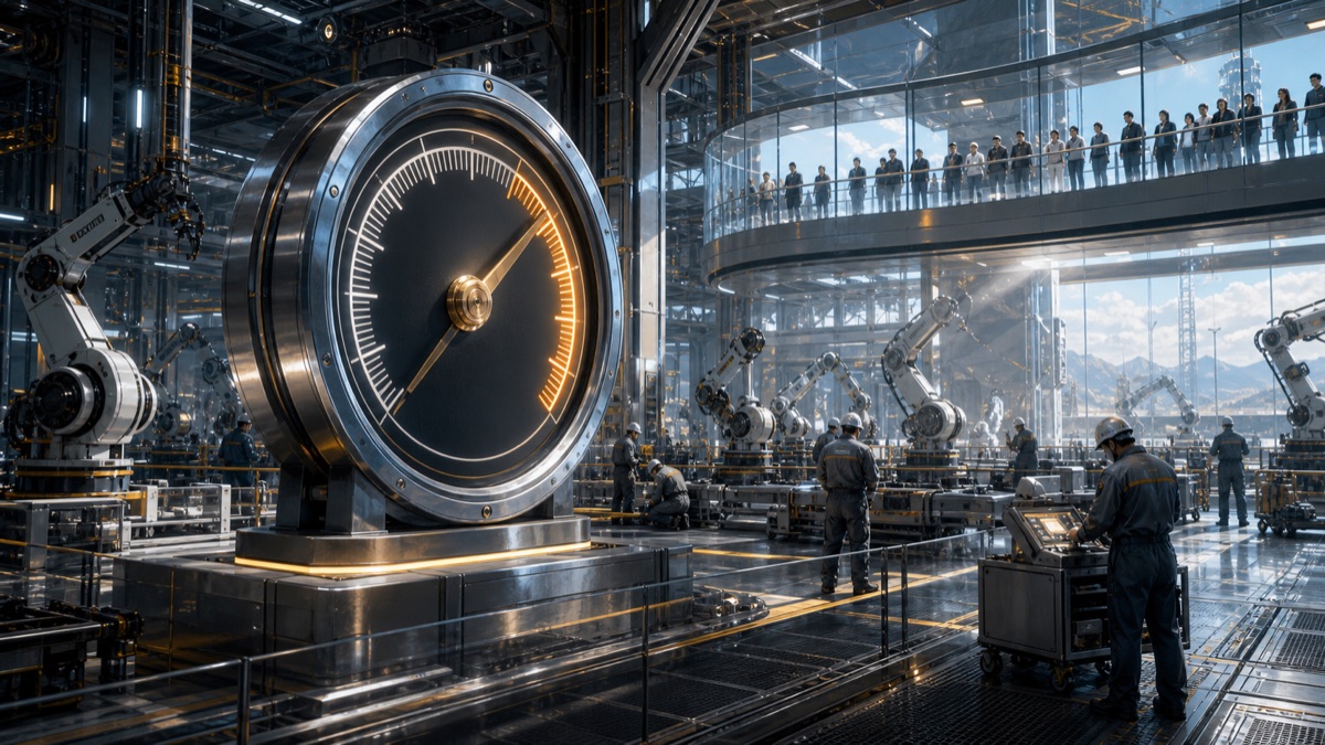 Superfactory Downtime Meter reference illustration for WN Encyclopedia