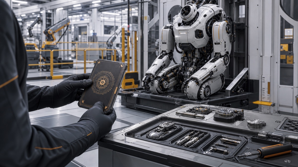 Superfactory Robot Maintenance Passport reference image for WN Encyclopedia