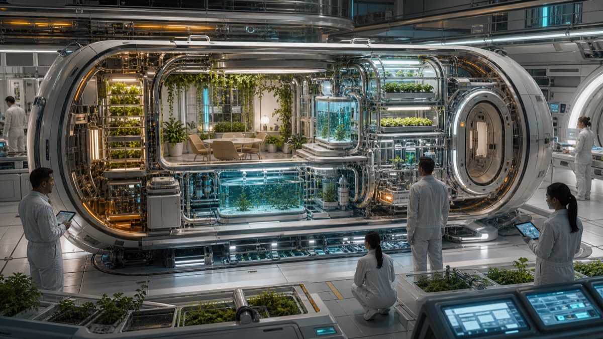 Synthetic Habitat Safety Case reference illustration for WN Encyclopedia