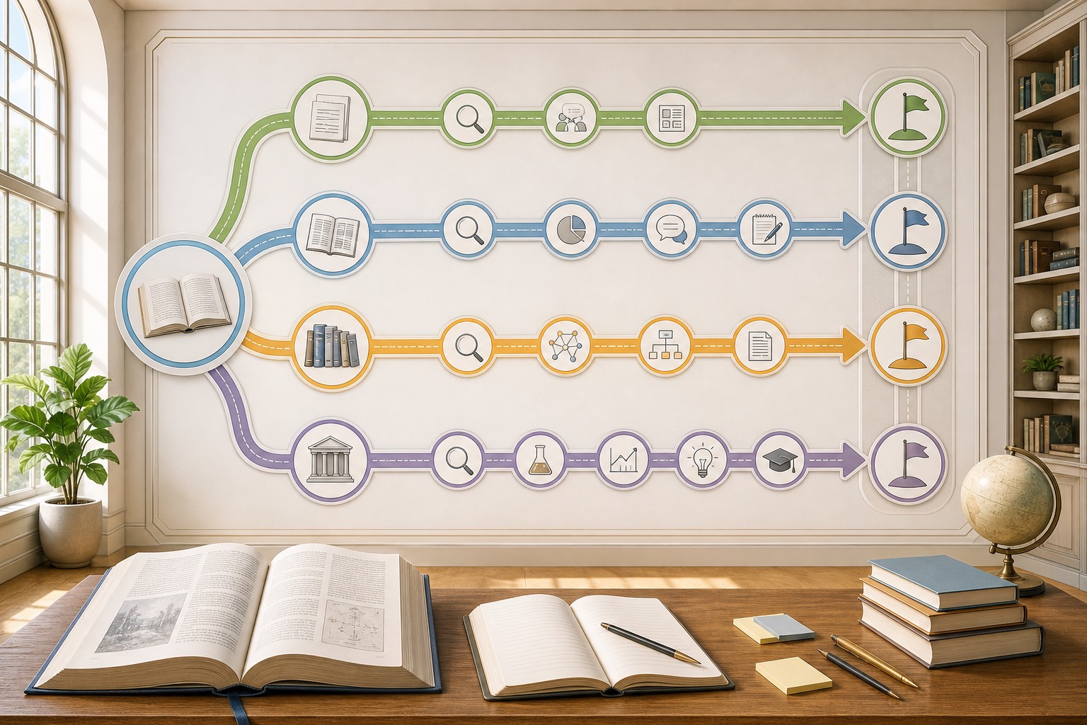 Totality Reading Pathway Map reference plate for WN Encyclopedia