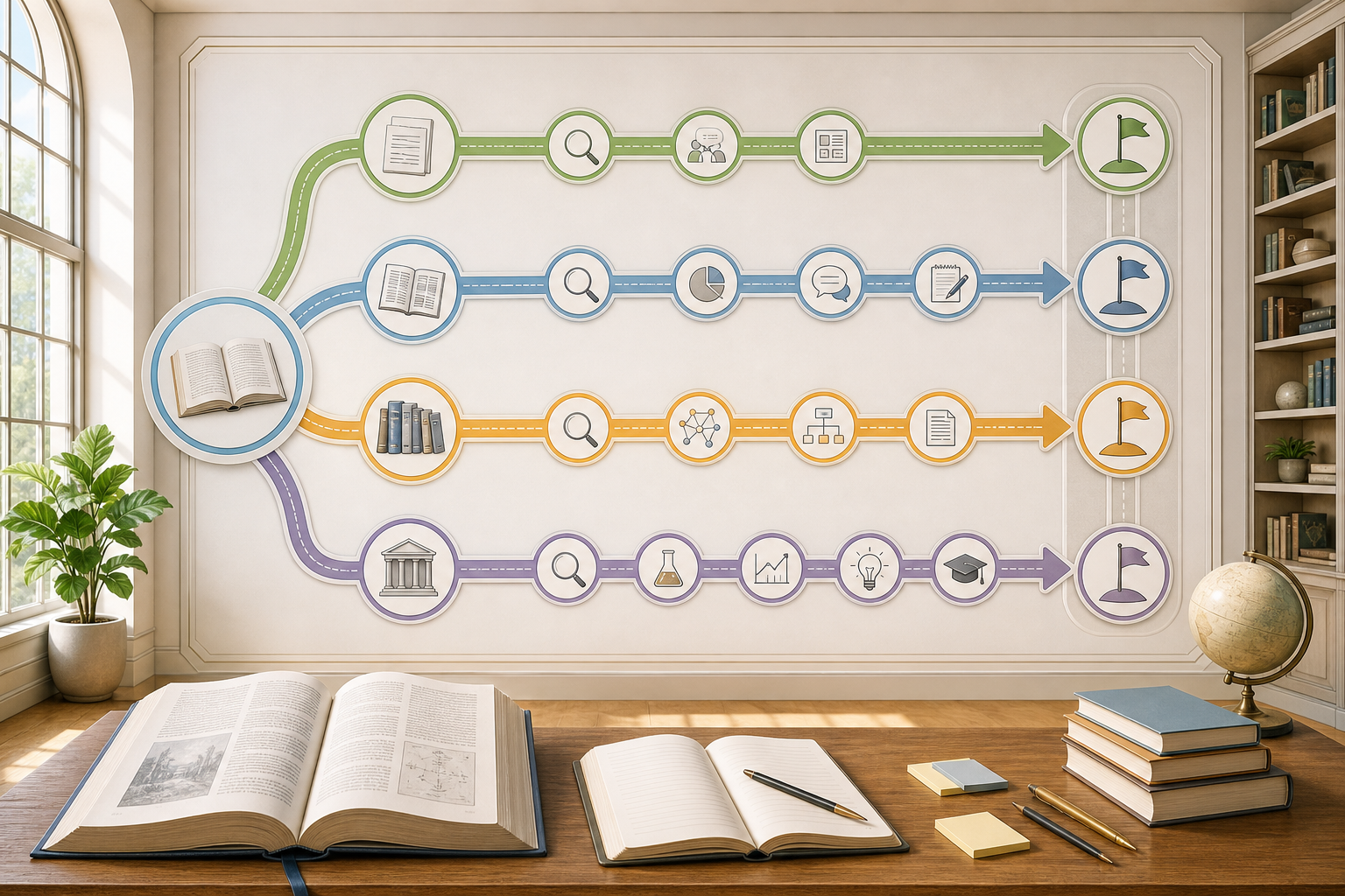 Totality Reading Pathway Map reference plate for WN Encyclopedia