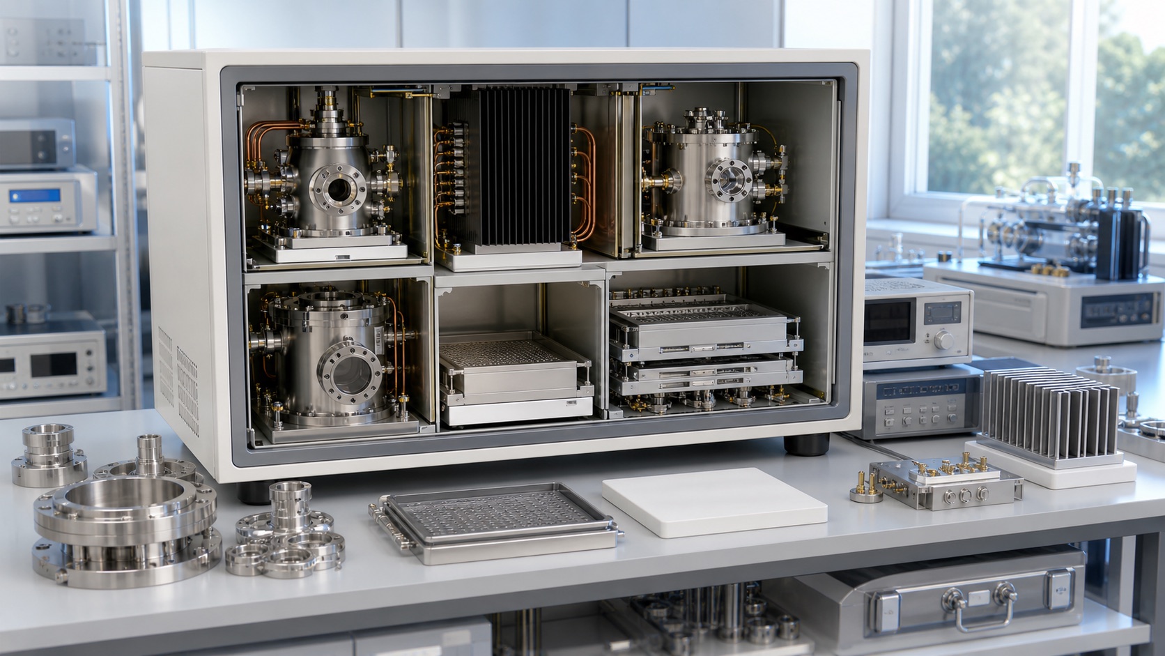 Vacuum-Effect Instrument Null Cabinet reference plate for WN Encyclopedia