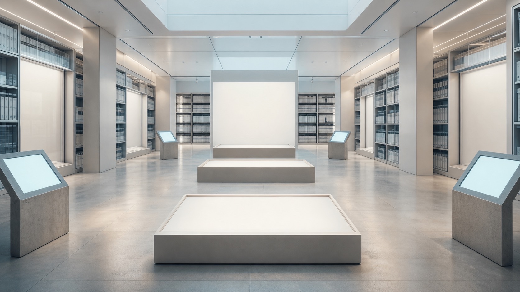 White Noise Library Negative Space reference image for WN Encyclopedia