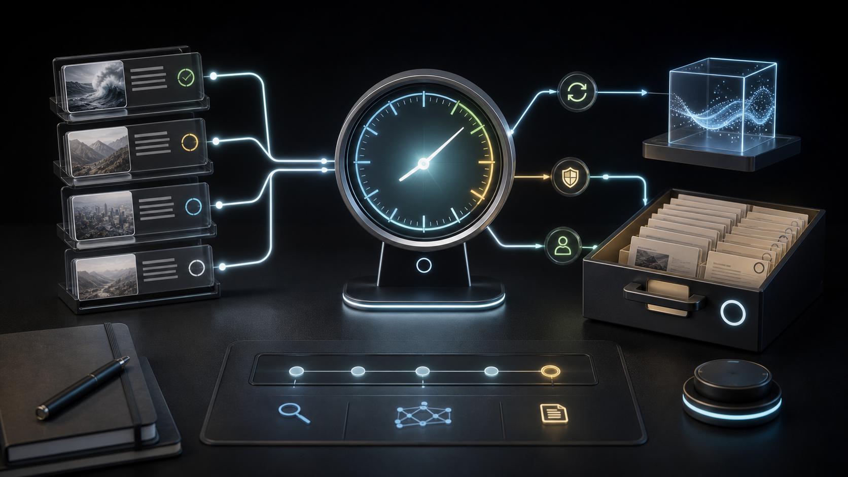 W.N. AI Source Freshness Clock reference image for WN Encyclopedia