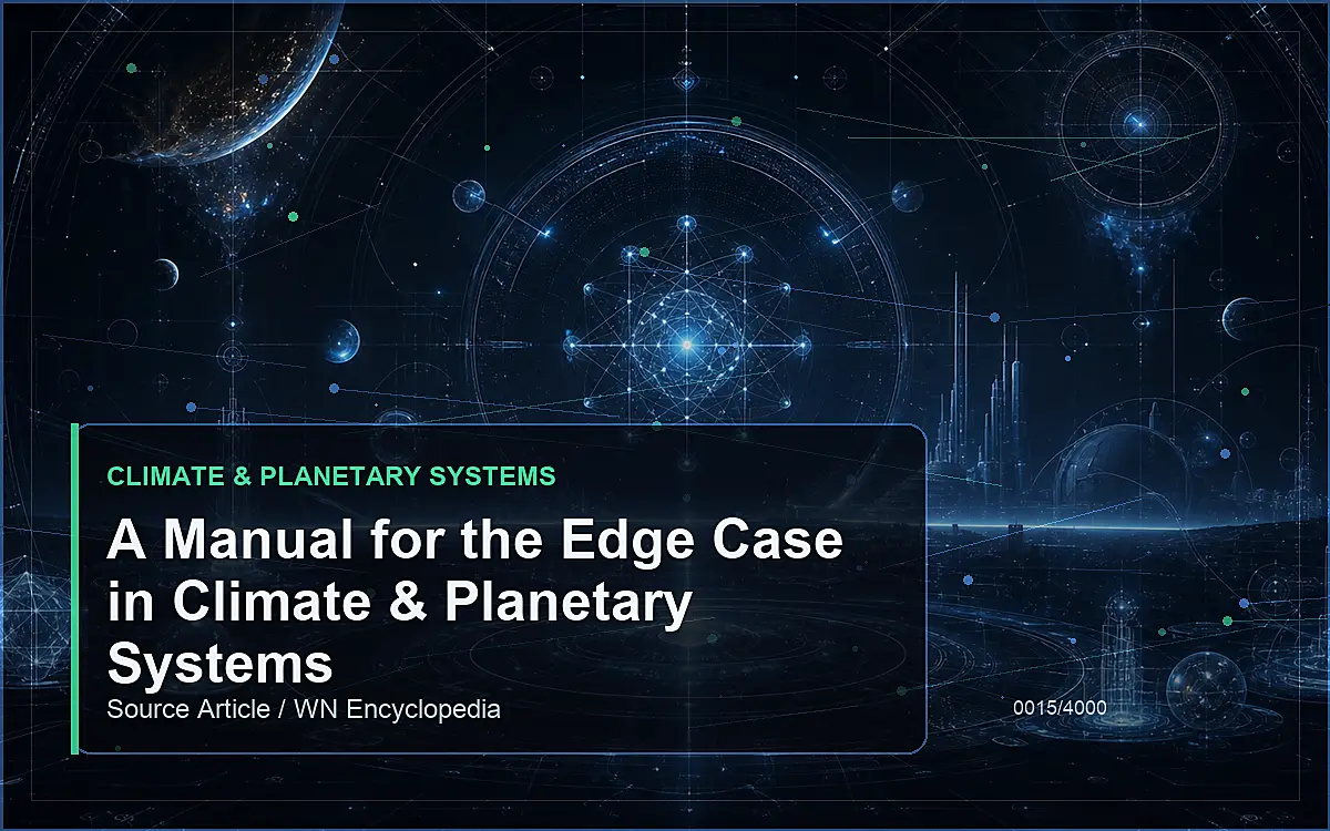 AI-generated encyclopedia reference image for A Manual for the Edge Case in Climate & Planetary Systems