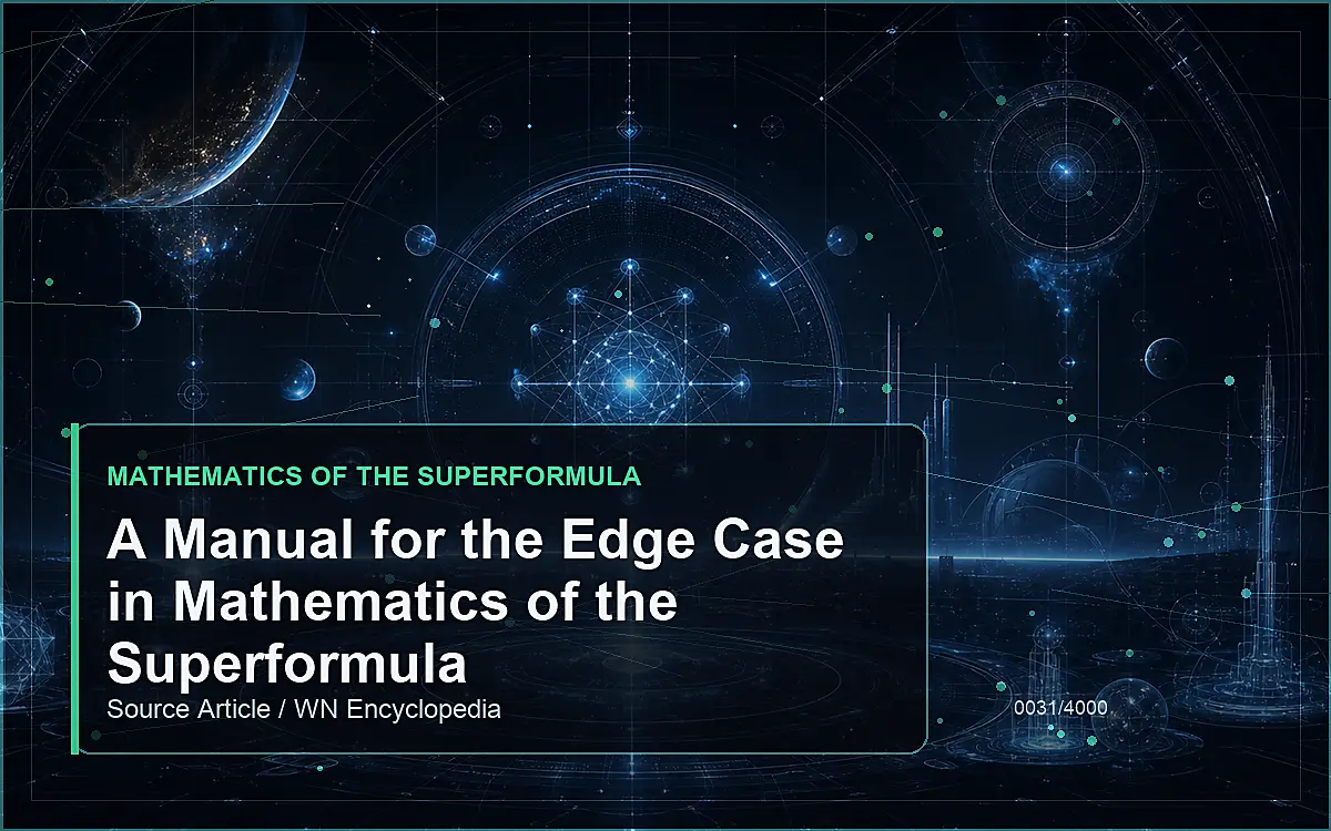 AI-generated encyclopedia reference image for A Manual for the Edge Case in Mathematics of the Superformula