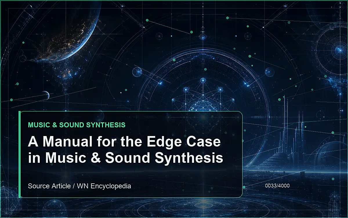 AI-generated encyclopedia reference image for A Manual for the Edge Case in Music & Sound Synthesis