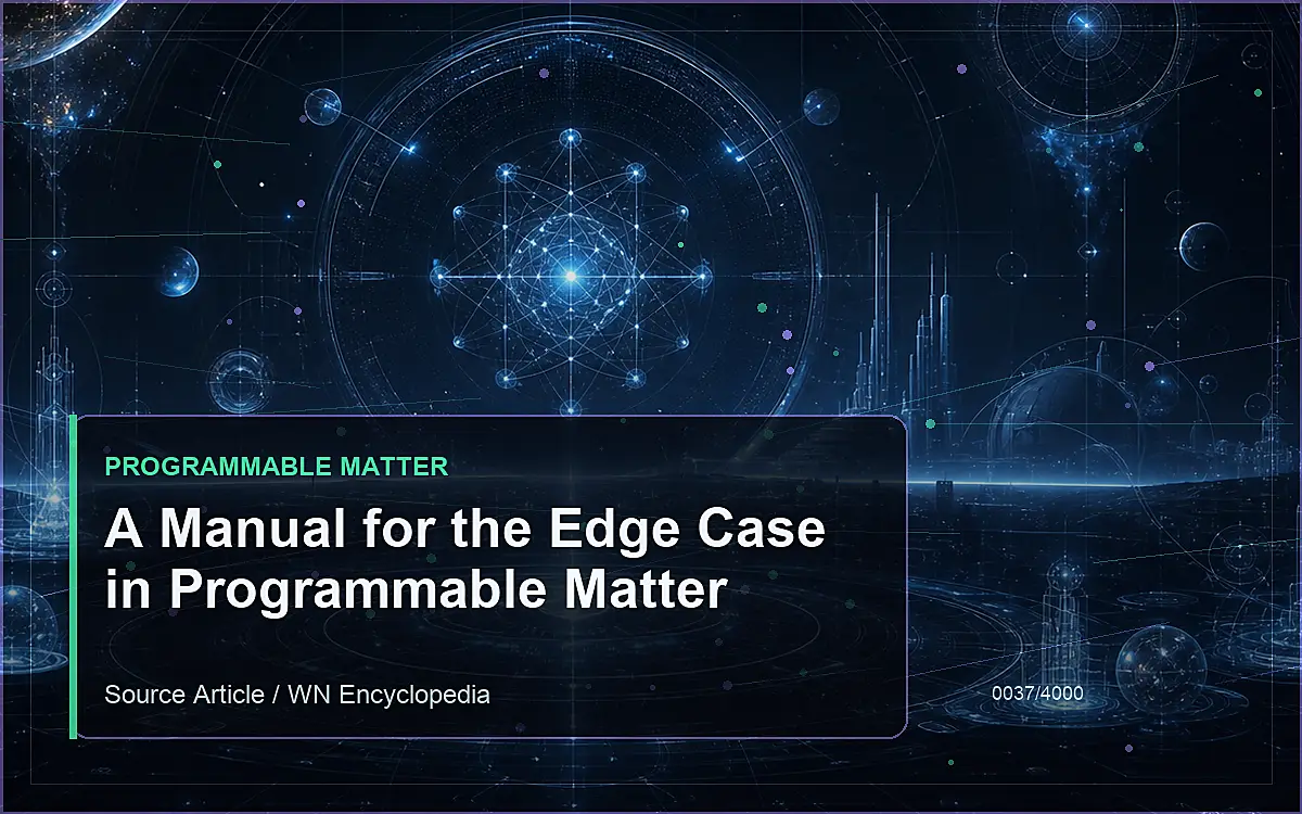AI-generated encyclopedia reference image for A Manual for the Edge Case in Programmable Matter