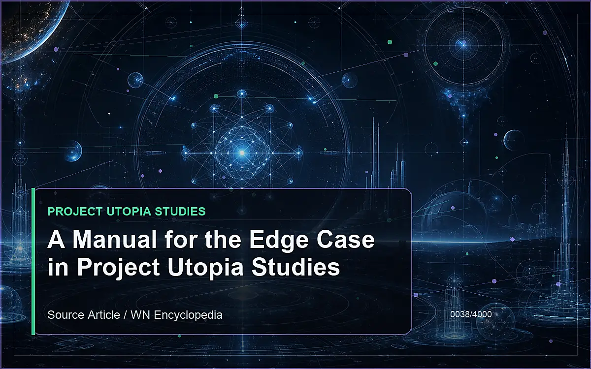 AI-generated encyclopedia reference image for A Manual for the Edge Case in Project Utopia Studies