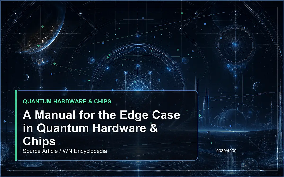 AI-generated encyclopedia reference image for A Manual for the Edge Case in Quantum Hardware & Chips