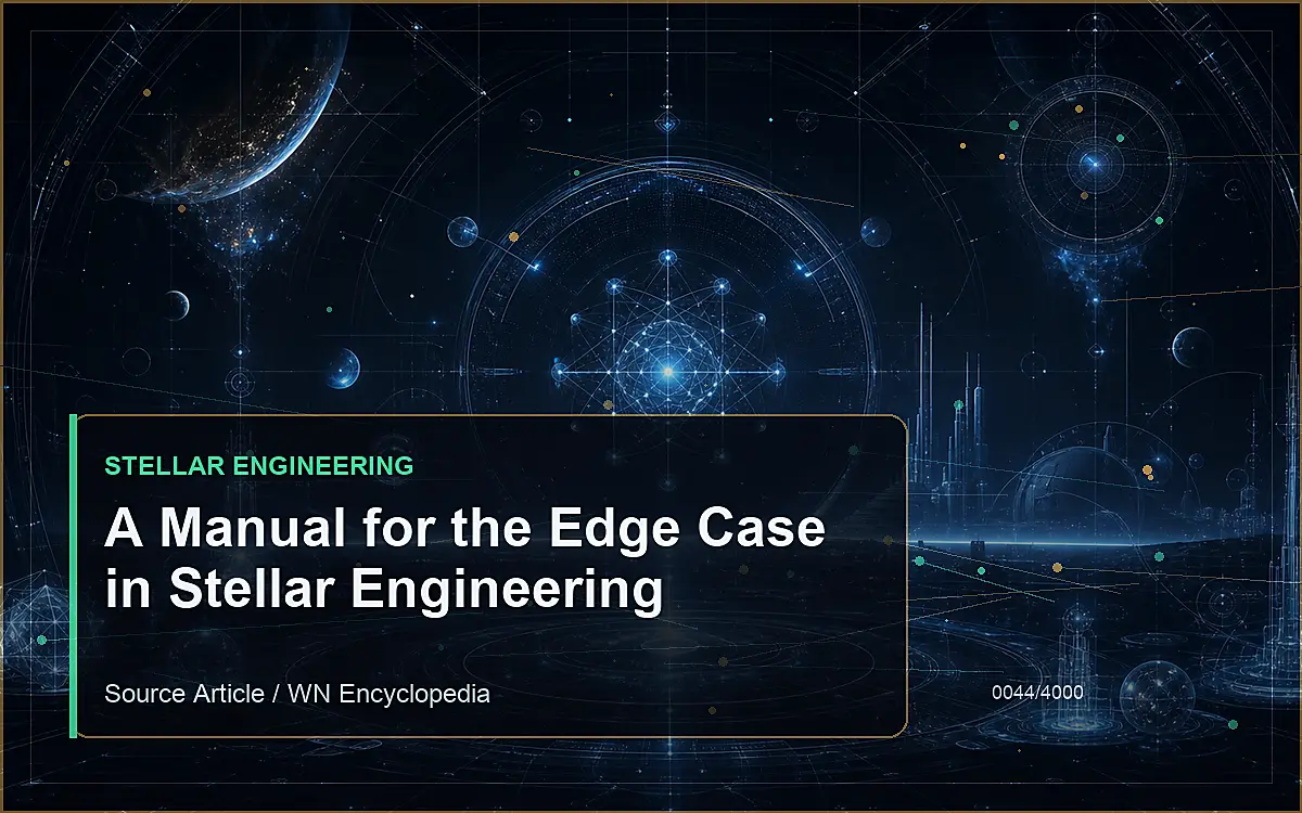 AI-generated encyclopedia reference image for A Manual for the Edge Case in Stellar Engineering