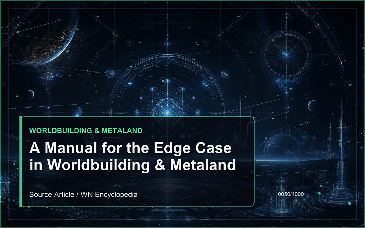 AI-generated encyclopedia reference image for A Manual for the Edge Case in Worldbuilding & Metaland