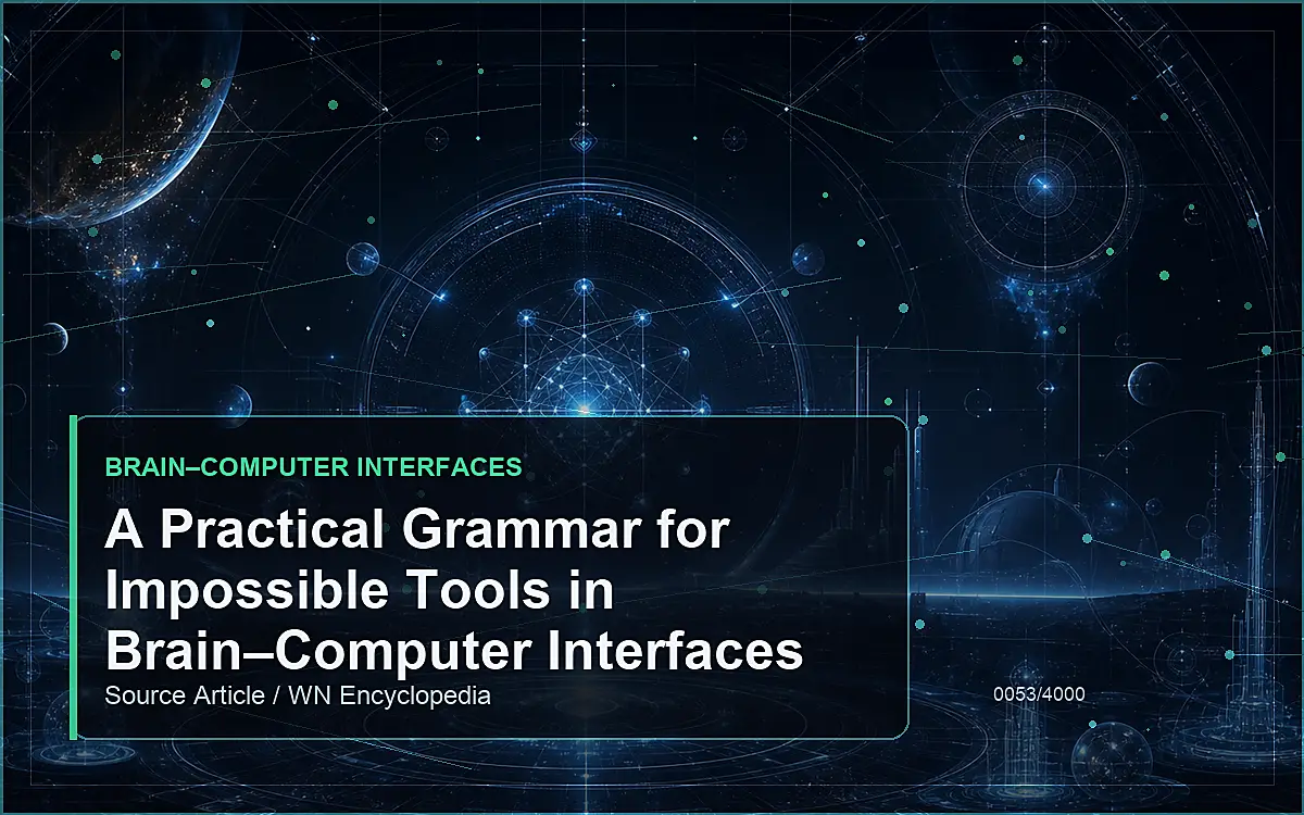 AI-generated encyclopedia reference image for A Practical Grammar for Impossible Tools in Brain–Computer Interfaces