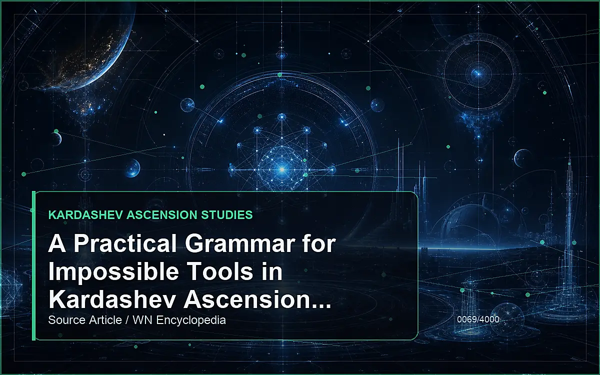 AI-generated encyclopedia reference image for A Practical Grammar for Impossible Tools in Kardashev Ascension Studies