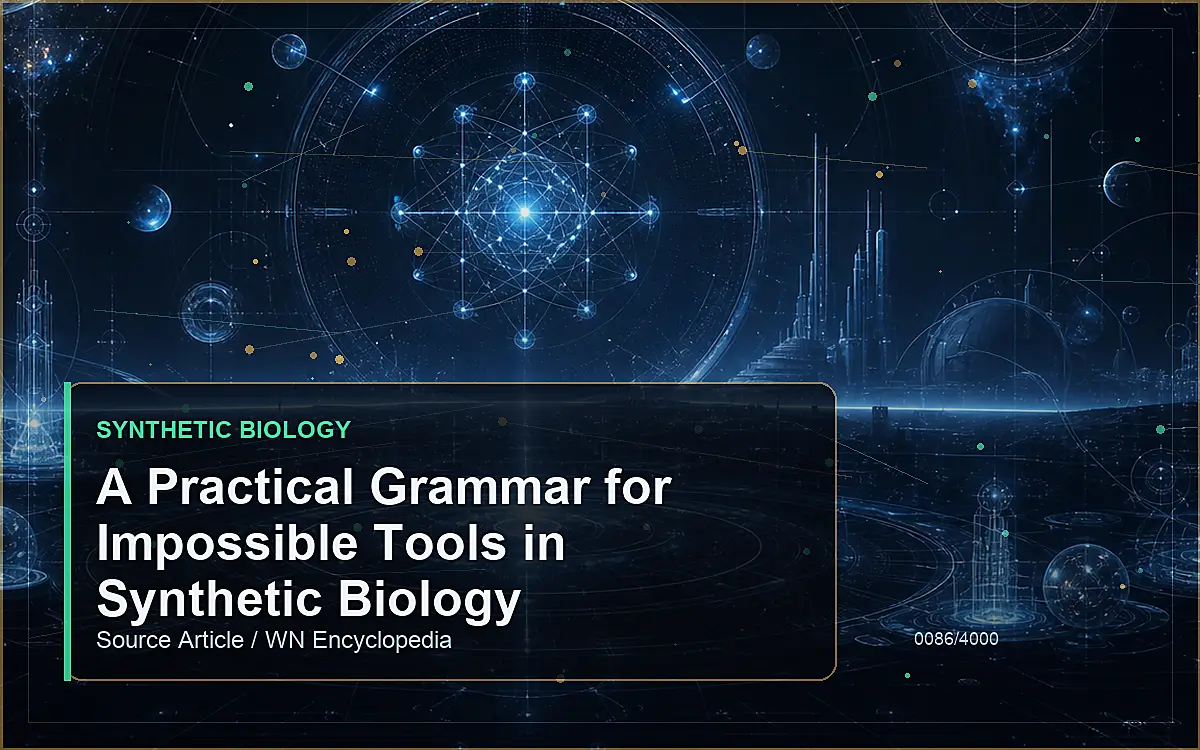 AI-generated encyclopedia reference image for A Practical Grammar for Impossible Tools in Synthetic Biology