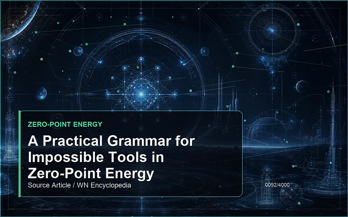 AI-generated encyclopedia reference image for A Practical Grammar for Impossible Tools in Zero-Point Energy