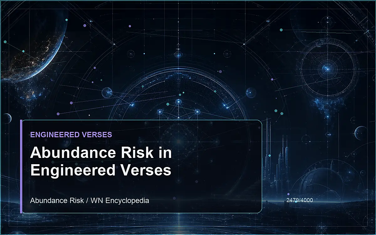 AI-generated encyclopedia reference image for Abundance Risk in Engineered Verses
