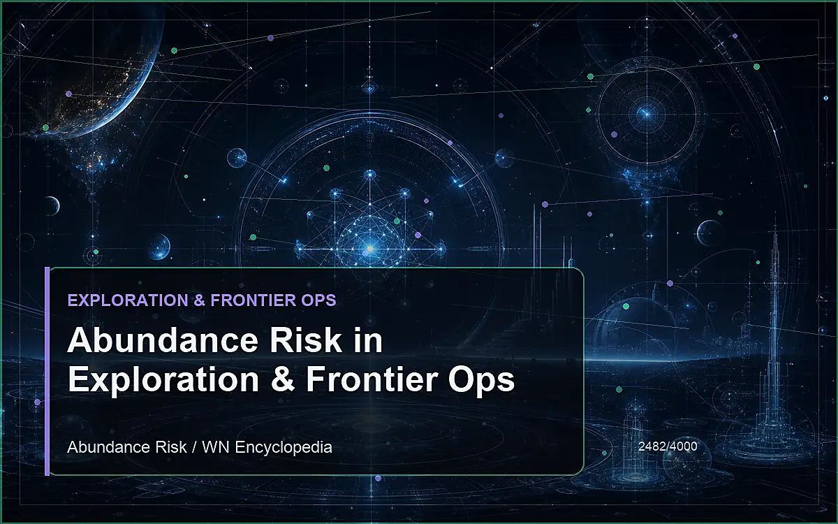 AI-generated encyclopedia reference image for Abundance Risk in Exploration & Frontier Ops