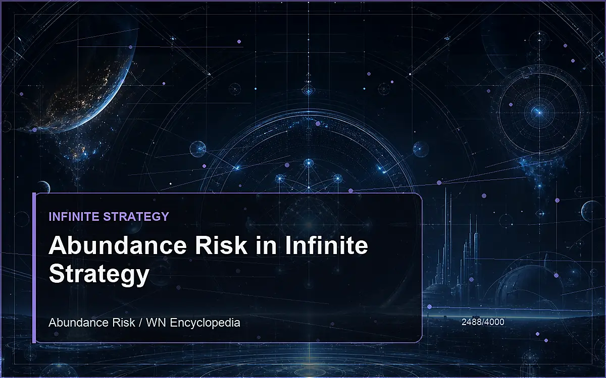 AI-generated encyclopedia reference image for Abundance Risk in Infinite Strategy