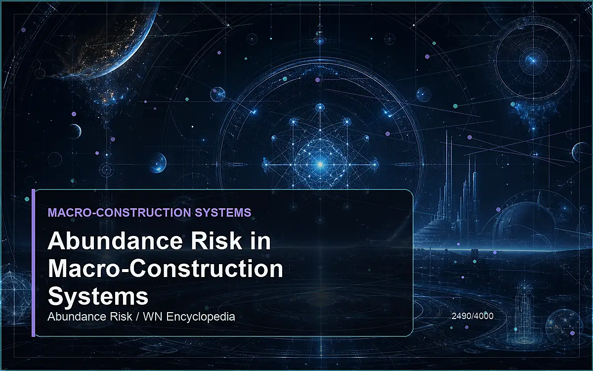 AI-generated encyclopedia reference image for Abundance Risk in Macro-Construction Systems