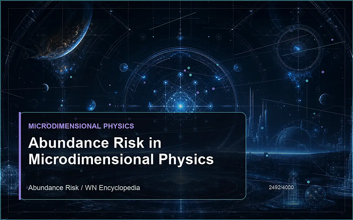 AI-generated encyclopedia reference image for Abundance Risk in Microdimensional Physics
