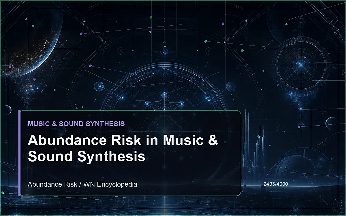 AI-generated encyclopedia reference image for Abundance Risk in Music & Sound Synthesis