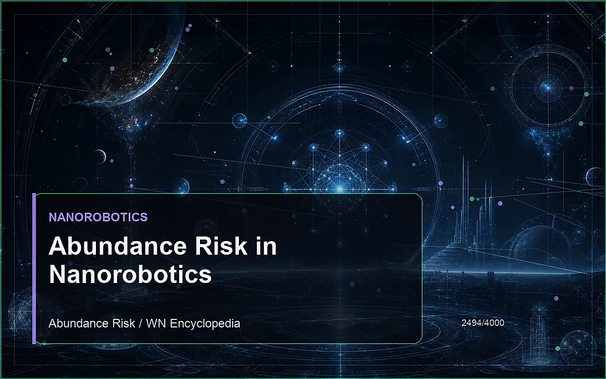 AI-generated encyclopedia reference image for Abundance Risk in Nanorobotics