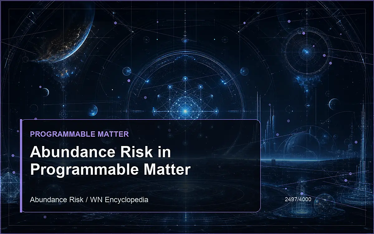 AI-generated encyclopedia reference image for Abundance Risk in Programmable Matter