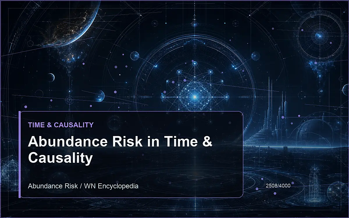 AI-generated encyclopedia reference image for Abundance Risk in Time & Causality