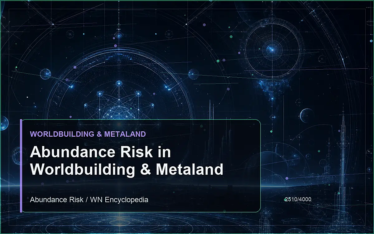 AI-generated encyclopedia reference image for Abundance Risk in Worldbuilding & Metaland