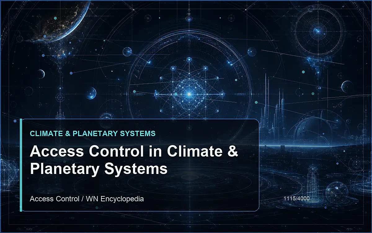AI-generated encyclopedia reference image for Access Control in Climate & Planetary Systems