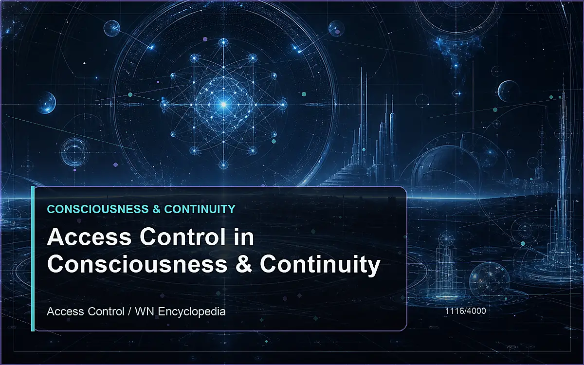 AI-generated encyclopedia reference image for Access Control in Consciousness & Continuity