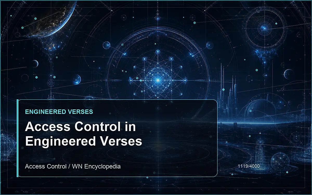 AI-generated encyclopedia reference image for Access Control in Engineered Verses