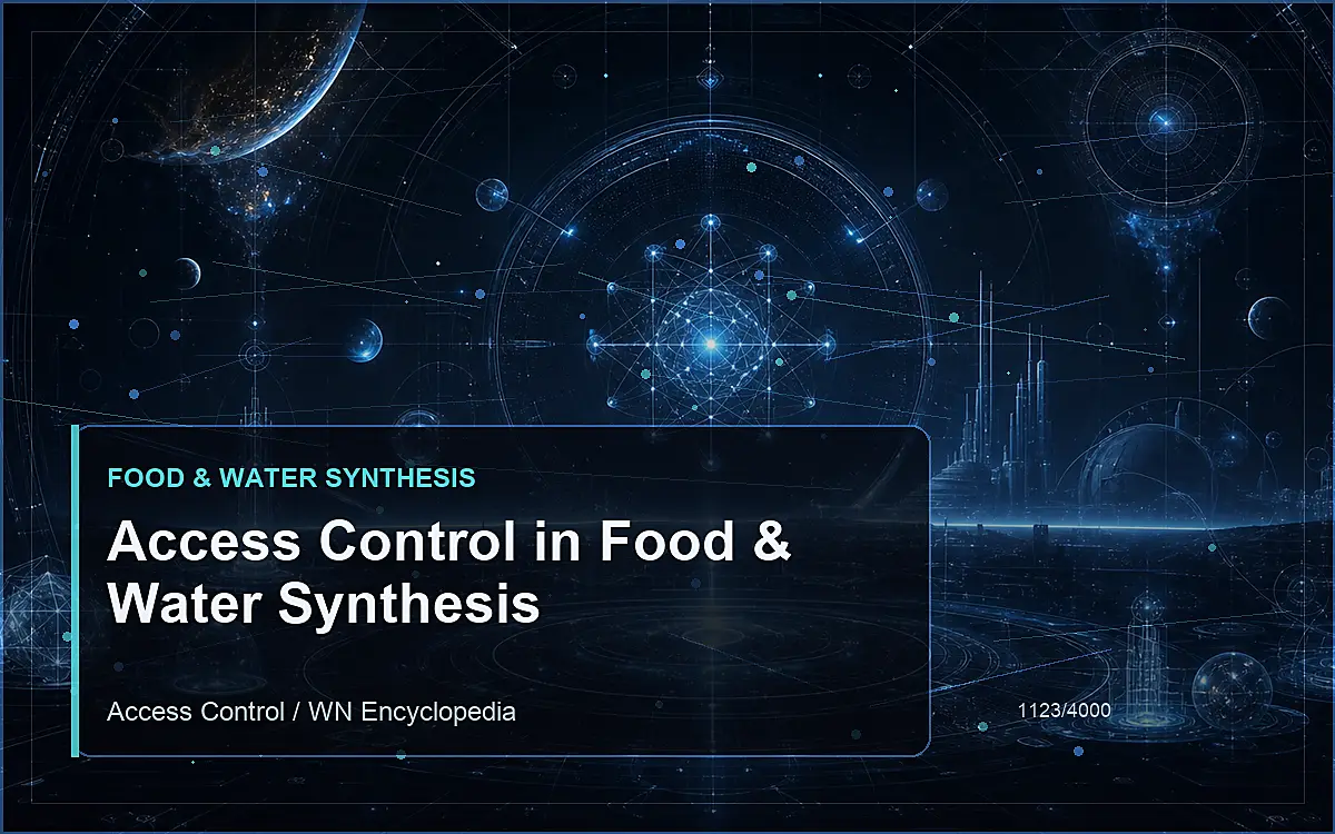 AI-generated encyclopedia reference image for Access Control in Food & Water Synthesis