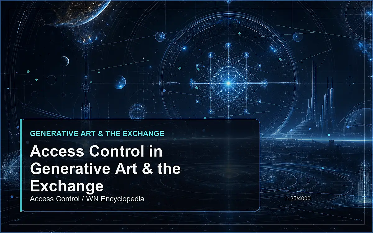 AI-generated encyclopedia reference image for Access Control in Generative Art & the Exchange
