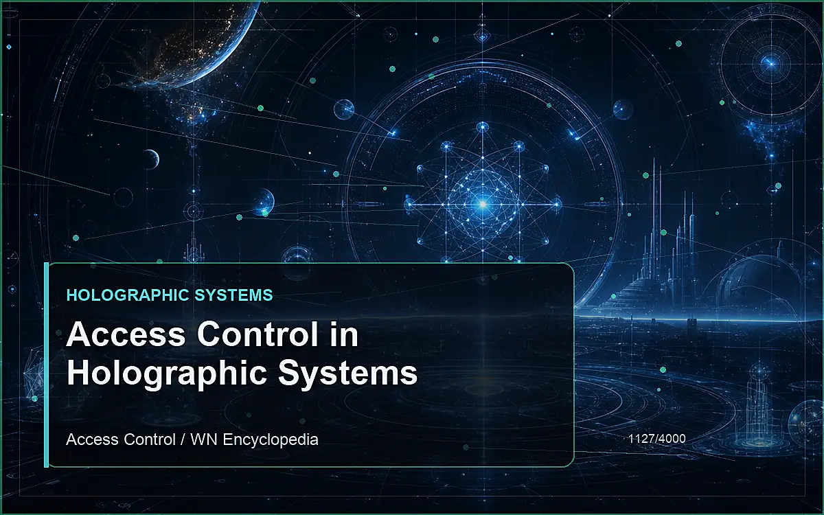 AI-generated encyclopedia reference image for Access Control in Holographic Systems