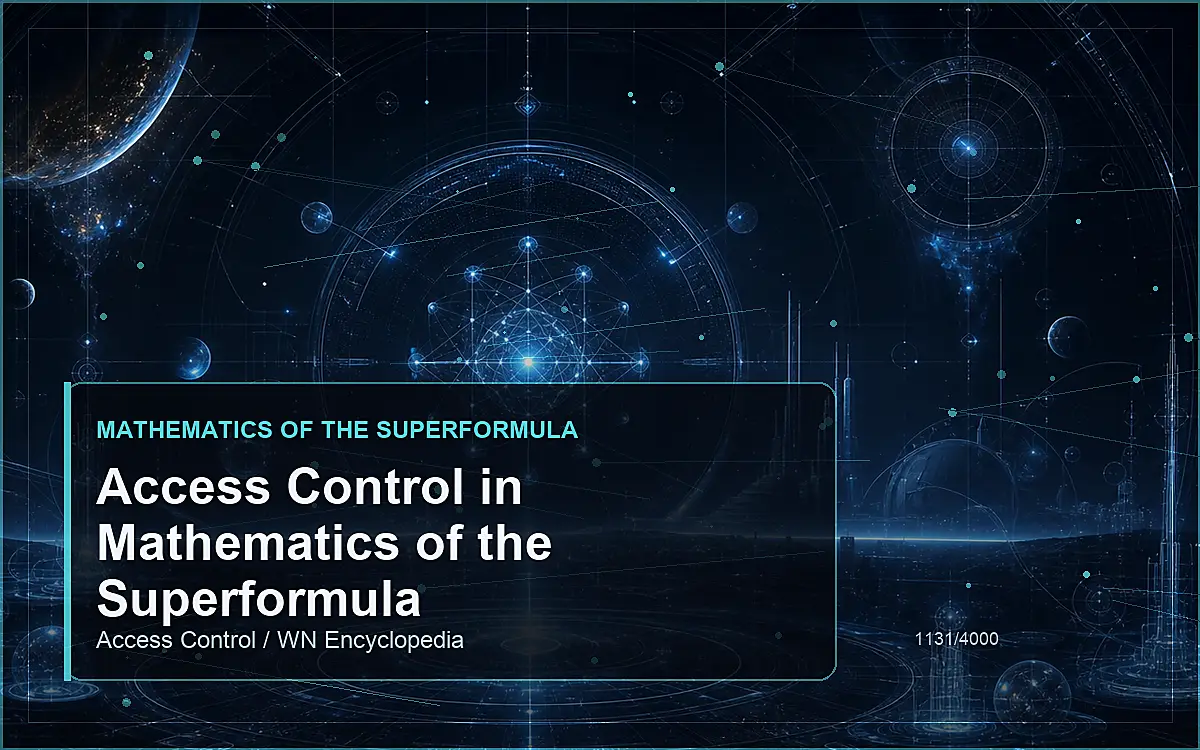 AI-generated encyclopedia reference image for Access Control in Mathematics of the Superformula