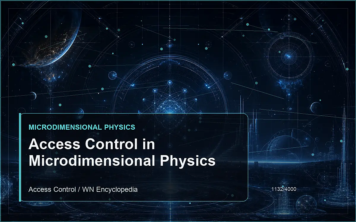 AI-generated encyclopedia reference image for Access Control in Microdimensional Physics