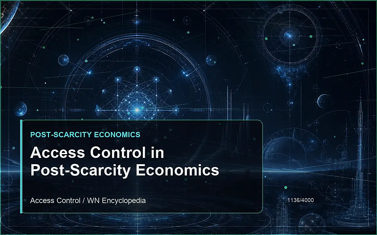 AI-generated encyclopedia reference image for Access Control in Post-Scarcity Economics