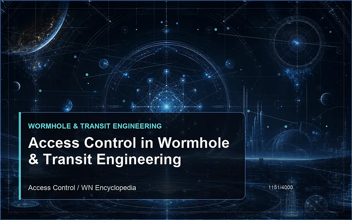 AI-generated encyclopedia reference image for Access Control in Wormhole & Transit Engineering
